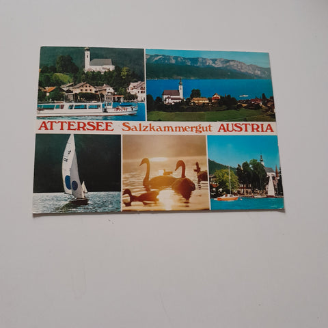 AK Ort Attersee.