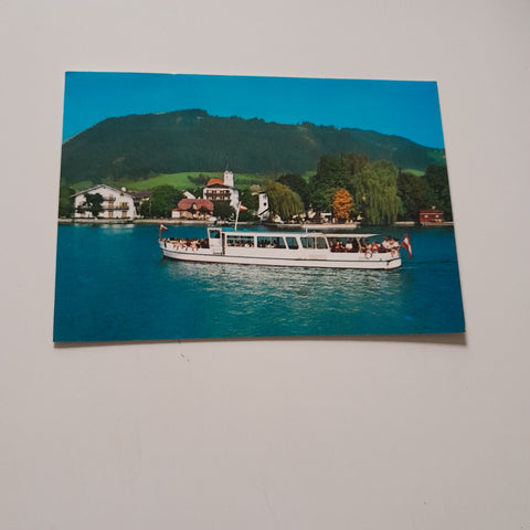AK Attersee - Schiffahrt "Schiff Attersee" vor Weyregg.