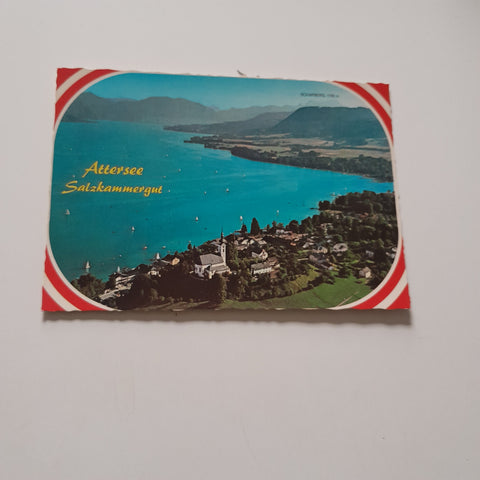AK Ort Attersee.