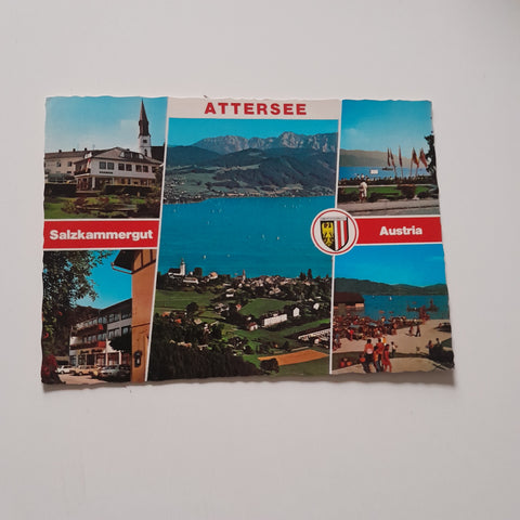 AK Ort Attersee.