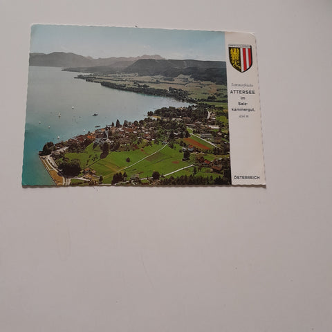 AK Ort Attersee.