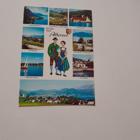 AK Grüße vom Attersee.