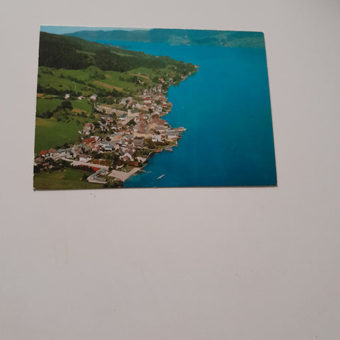 AK Der Attersee und Unterach.