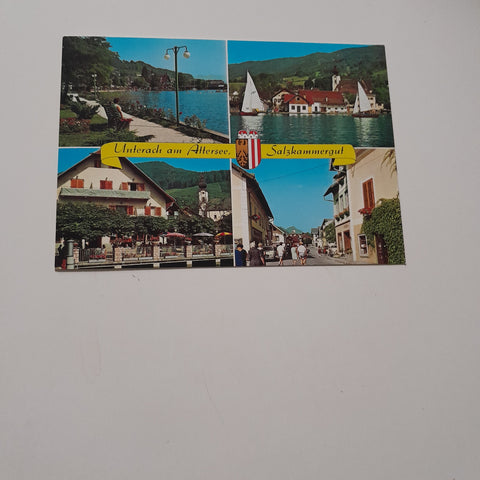 AK Unterach am Attersee.