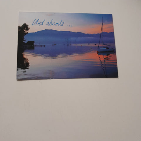 AK Und Abends lesen. Bate Maxian: Tod mit Seeblick Der Attersee Krimi.