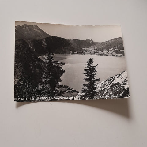 AK Der Attersee und Mondsee im Salzkammergut.