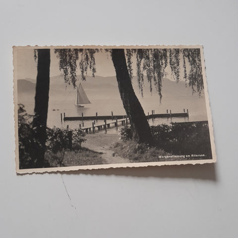AK Morgenstimmung am Attersee.