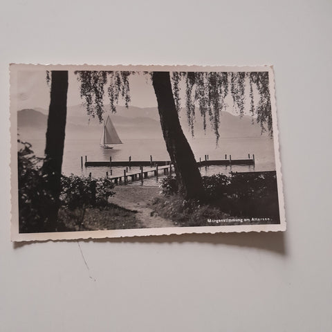 AK Morgenstimmung am Attersee.