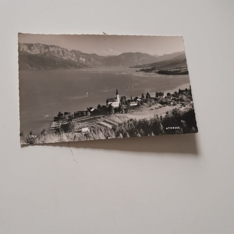 AK Ort Attersee.