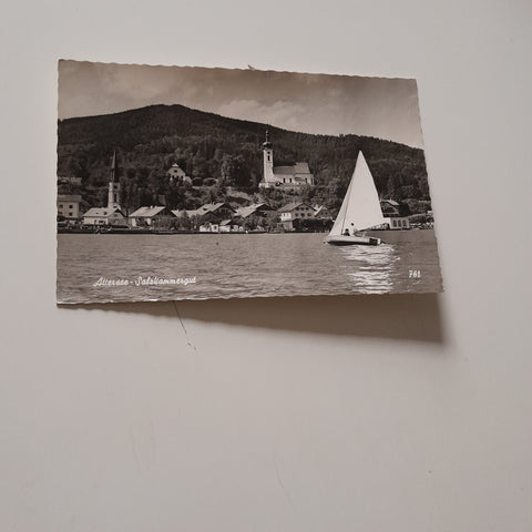 AK Ort Attersee.