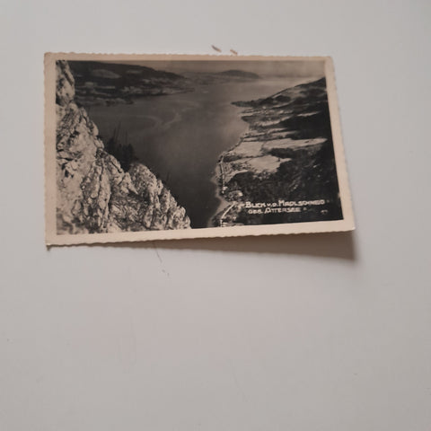 AK Blick v.d. Madlschneid geg. Attersee. (1937)