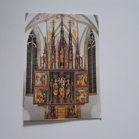 AK Pfarrkirche. Gampern. Gotischer Flügelaltar.