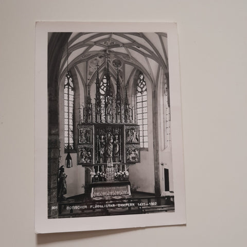 AK Gampern. Gotischer Flügelaltar.
