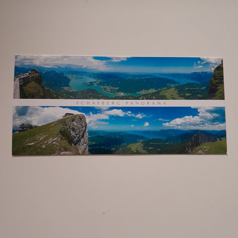 Panorama-AK Schafberg.