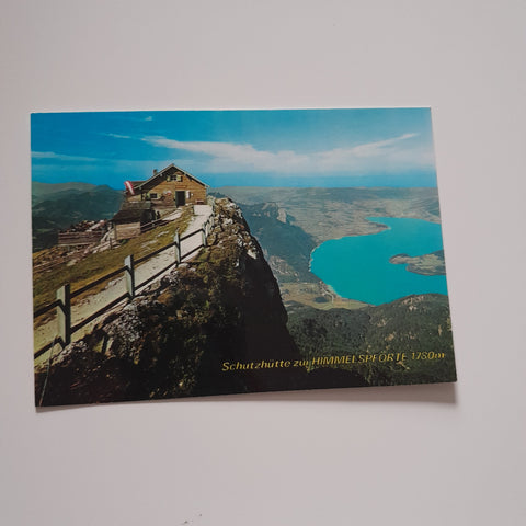 AK Schutzhütte Zur Himmelpforte auf dem Schafberg.