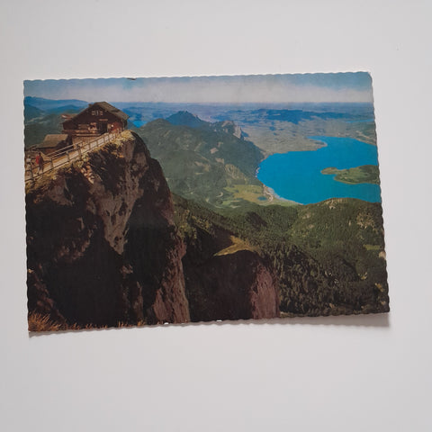 AK Himmelspfortehütte auf dem Schafberg.