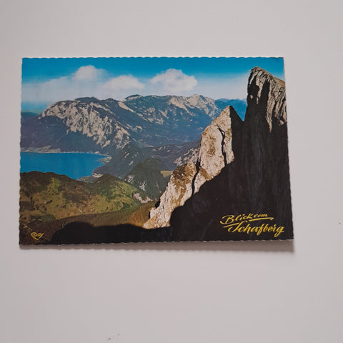 AK Blick vom Schafberg.