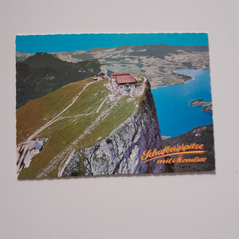 AK Schafbergspitze mit Mondsee.