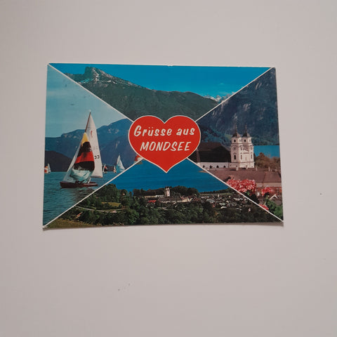 AK Grüsse aus Mondsee.