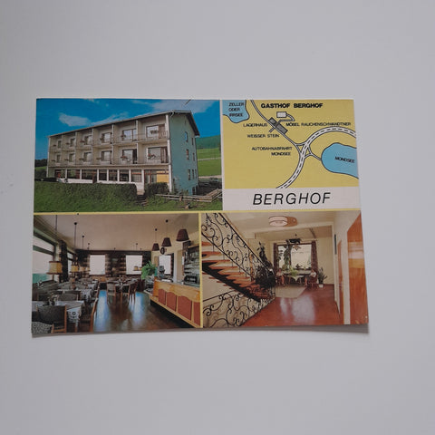 AK Mondsee. Guggenberg 90. Berghof Packert Gasthof.