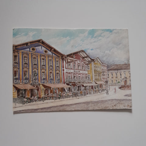 AK Mondsee. Marktplatz.