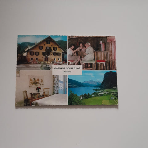 AK Mondsee. Gasthof Scharfling.
