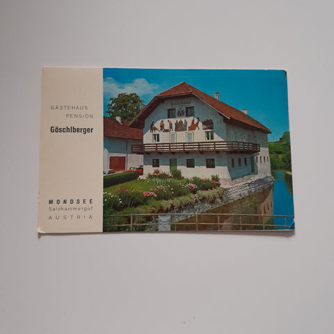 AK Mondsee. Gästehaus Pension Göschlberger.