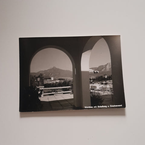 AK Mondsee mit Schafberg u. Drachenwand.