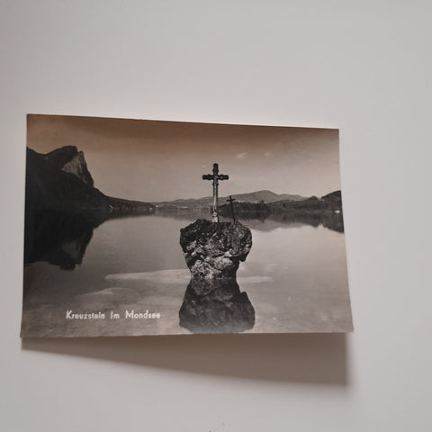 AK Kreuzstein im Mondsee.