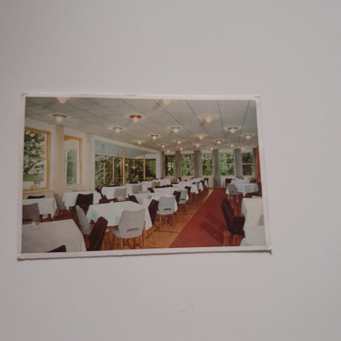 AK Strandhotel Pichl-Auhof am Mondsee. Großer Speisesaal.