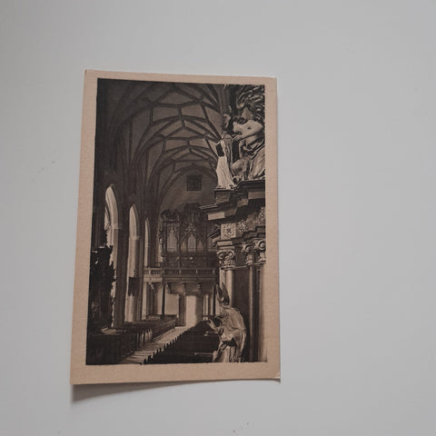 AK Mondsee, Langhaus der Pfarrkirche.