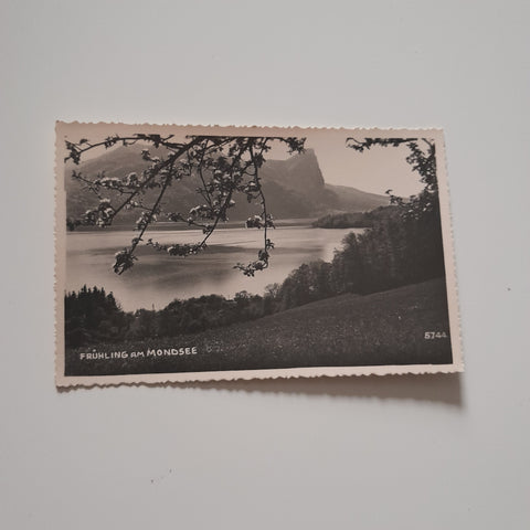 AK Frühling am Mondsee. (1941)