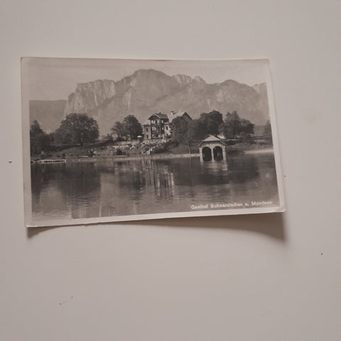 AK Gasthof Schwarzindien am Mondsee.