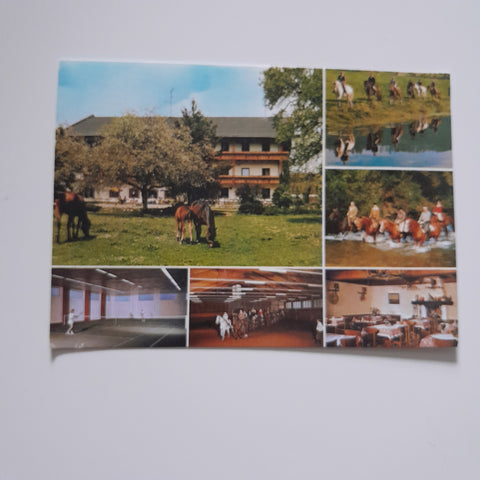 AK Gampern. Gasthof Pension Schoberhof. Familie Gebetsberger. Zeiling 10.