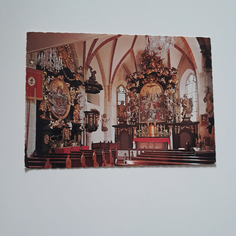 AK Pfarrkirche Oberhofen am Irrsee.