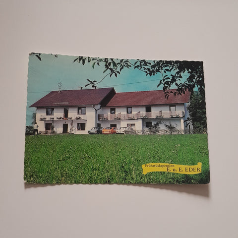 AK Schörfling am Attersee. Frühstückspension E. u. E. Eder. Aurach, Pranzing 11.