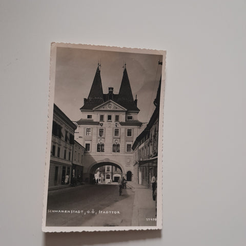 AK Schwanenstadt. Stadttor.