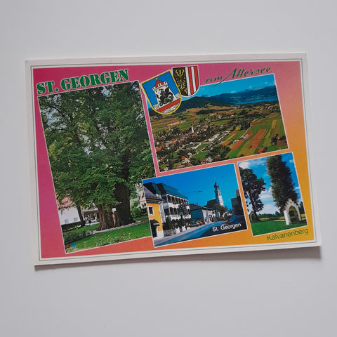 AK St. Georgen im Attergau. 1000jährige Linde....