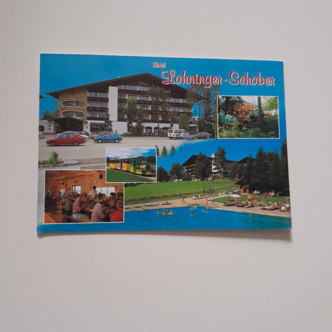 AK St. Georgen im Attergau. Hipping 18. Hotel Gasthof Lohninger - Schober.