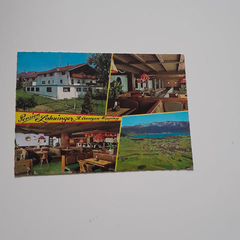 AK St. Georgen im Attergau. Gasthof Pension Lohninger. Hipping 18.