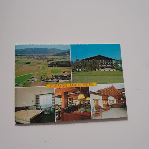 AK St. Georgen im Attergau. Hotel Pension Gasthof Lohninger - Schober. Hipping.