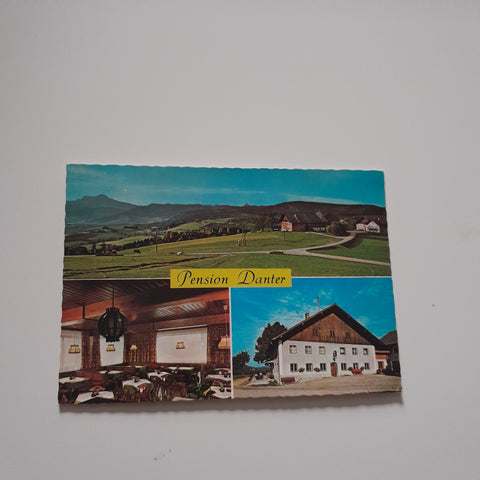 AK St. Georgen im Attergau. Pension Gasthaus Danter.