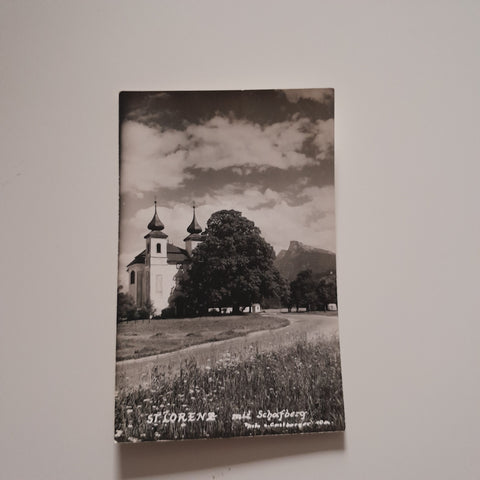 AK St. Lorenzen mit Schafberg.