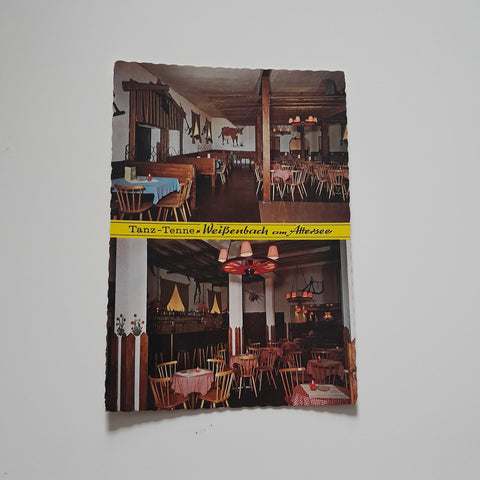 AK Weissenbach am Attersee. Tanz-Tenne.