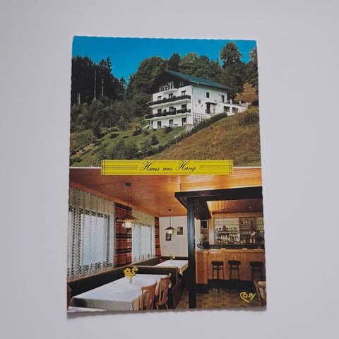 AK Unterach 306 am Attersee. Pension Frohloff.
