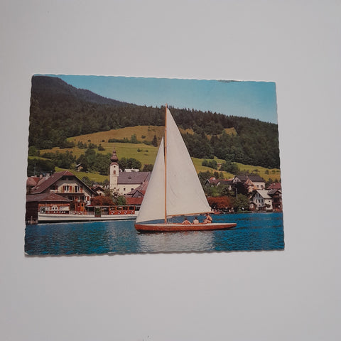 AK Unterach am Attersee.