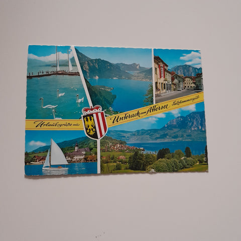 AK Unterach am Attersee.