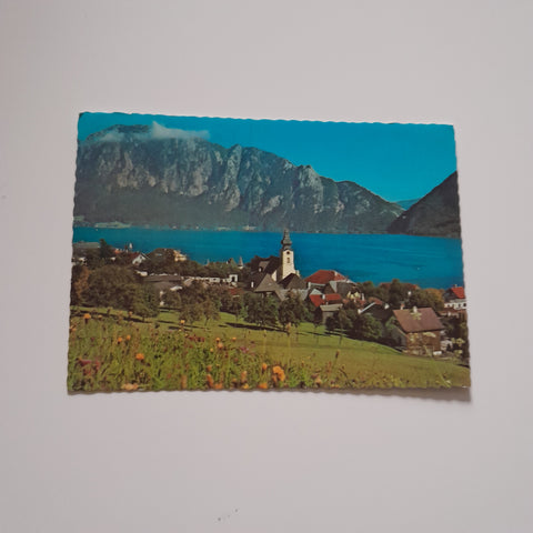 AK Unterach am Attersee.