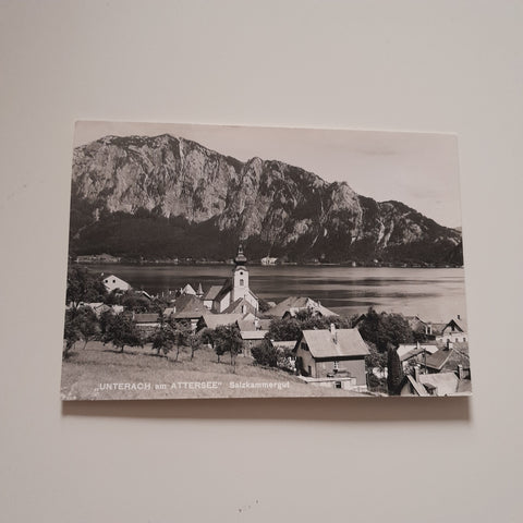 AK Unterach am Attersee.