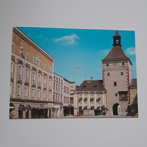 AK Vöcklabruck. Unterer Stadtplatz.